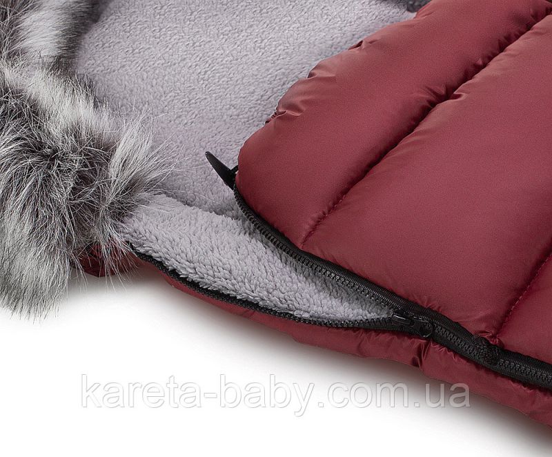 Зимовий конверт Bair Arctic з подовженням бордо