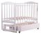 Кровать Babyroom Зайчонок Z301 маятник, ящик  белая