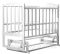Кровать Babyroom Зайчонок Z201 маятник  белая