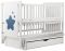 Кровать Babyroom Звездочка Z-03 маятник, ящик, откидной бок  бук белый
