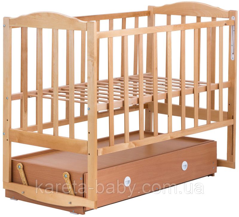Ліжко Babyroom Зайченя Z304 маятник, ящик лакований