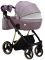 Коляска 2 в 1 Adamex Mimi Polar (Gold) Y811 сиреневый - сиреневый кожа (выдавленная точка)