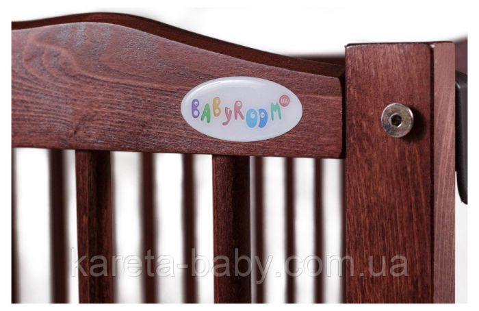 Ліжко Babyroom Веселка маятник, ящик, відкидний бік DVMYO-3 бук тик