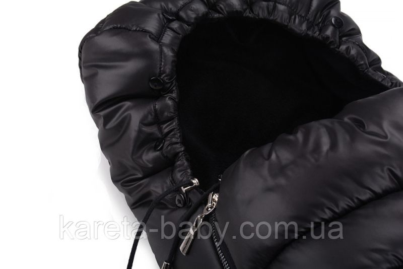Зимний конверт Cottonmoose Alaska Premium 729/65/107/142 gray (черный-серый)