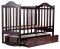 Кровать Babyroom Дина D303 маятник, ящик  венге