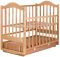 Кровать Babyroom Дина D304 маятник, ящик  лакированная