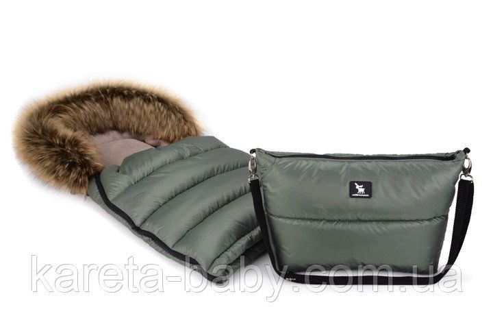 Зимний конверт Cottonmoose Combi 736/141/73/144 jungle green (хаки)