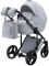 Коляска 2 в 1 Adamex Luciano Y3-A/CZ светло-серый (черная рама)