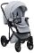 Коляска 2 в 1 Adamex Luciano Y3-A/CZ светло-серый (черная рама)