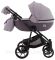 Коляска 2 в 1 Adamex Hybryd Plus BR228 серый - сиреневая кожа (выдавленная точка)