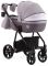 Коляска 2 в 1 Adamex Hybryd Plus BR228 серый - сиреневая кожа (выдавленная точка)