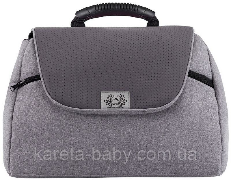 Коляска 2 в 1 Adamex Hybryd Plus BR228 сірий - бузкова шкіра (видавлена точка)