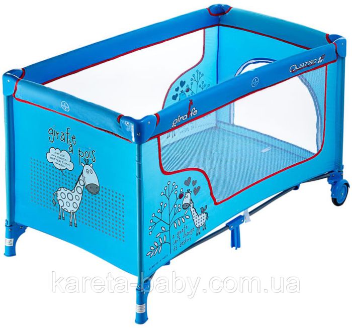 Манеж-ліжко Quatro Giraffe P610SR blue