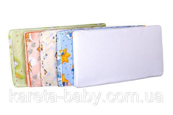 Матрац Qvatro KPK-7 люкс тонкий (кокос, поролон, кокос) блакитний