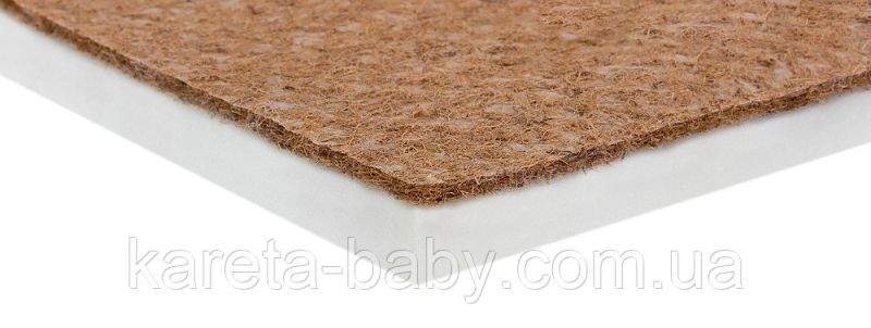 Матрас Babyroom BKP-7 (кокос, поролон) 7 см  белый