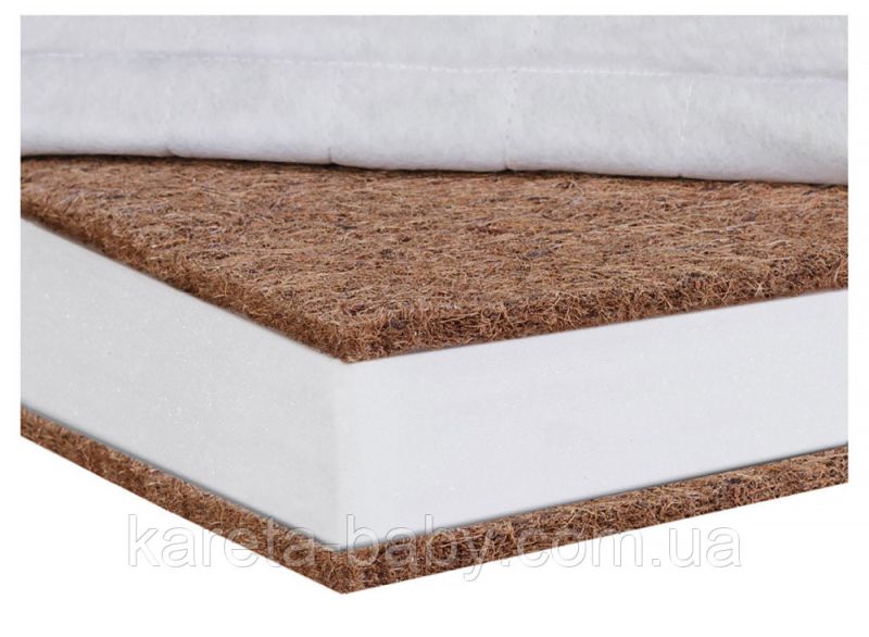 Матрац Сладких Снів Bamboo Comfort lux - 8 см (кокос, поліуретан, кокос) білий