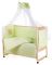 Дитяче ліжко Qvatro Gold AG-08 аплікація салатовий (ведмедик мордочка штопана)