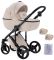 Коляска 2 в 1 Adamex Luciano jeans BC1 бежевий