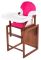 Стульчик- трансформер For Kids Бук-04 темный пластиковая столешница  малиновый