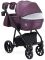 Коляска 2 в 1 Adamex Hybryd Plus кожа 100% Y233CZ фиолетовый (перламутр)