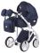 Коляска 2 в 1 Adamex Luciano jeans Q5 темно-синій