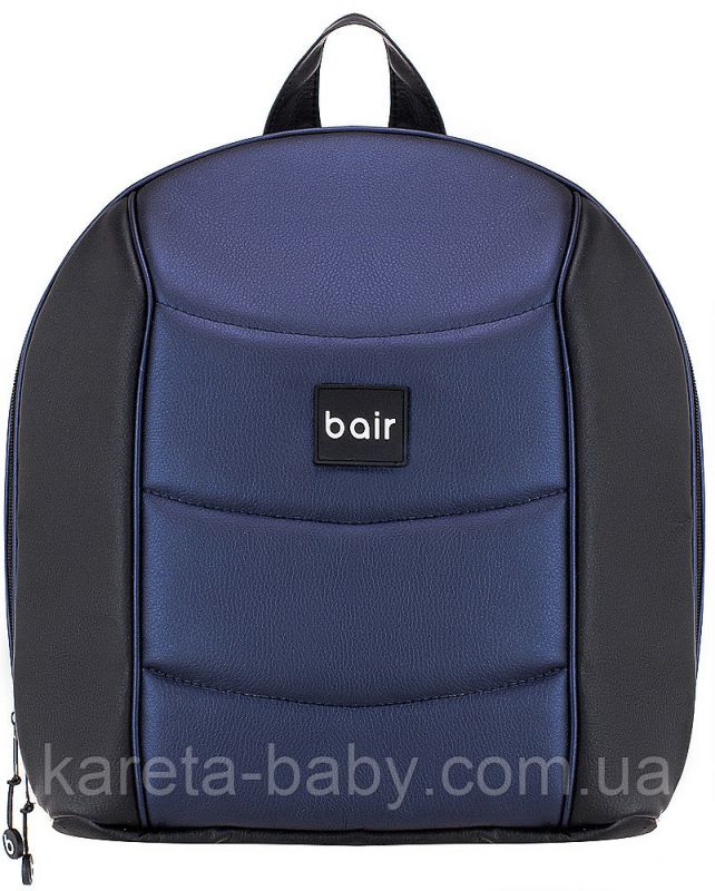 Коляска 2 в 1 Bair Play Plus BPL-144 темно-синій (перламутр) - чорний