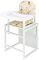 Стульчик- трансформер Babyroom Пони-240 белый пластиковая столешница  бежевый (винни пух)