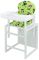 Стульчик- трансформер Babyroom Пони-240 белый пластиковая столешница  зеленый (совы)