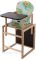 Стульчик- трансформер Babyroom Карапуз-100 eko МДФ столешница  зеленый (мишки и пчелки)