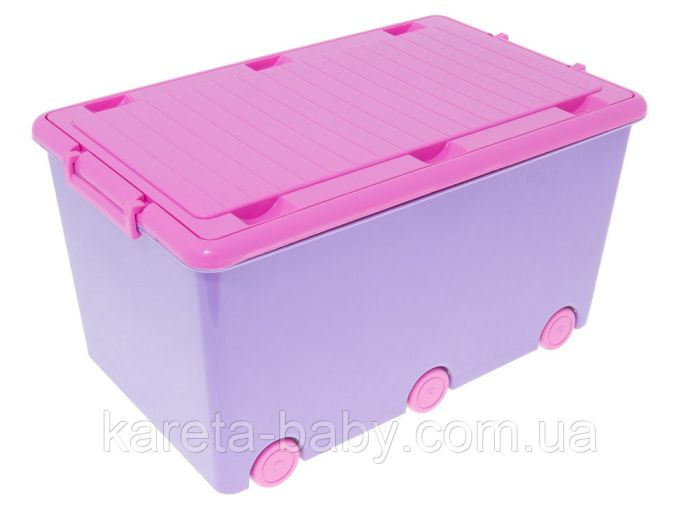 Ящик для игрушек Tega Hamster IK-008 128 dark violet