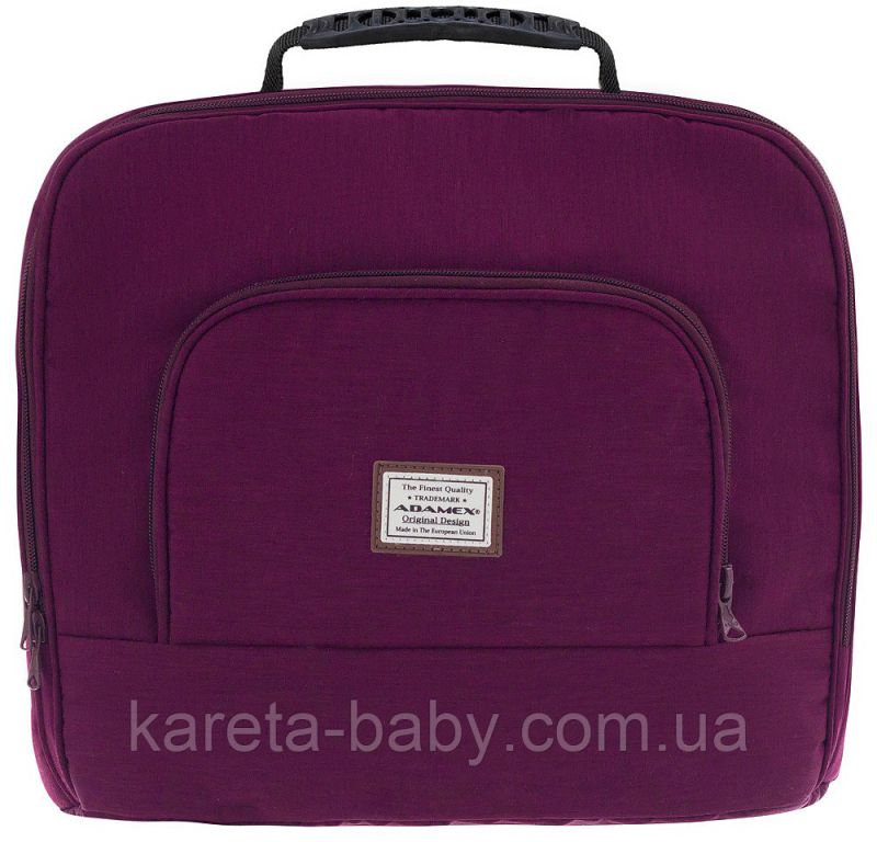 Коляска 2 в 1 Adamex Mimi CR14 бордо