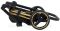 Коляска 2 в 1 Adamex Mimi Polar (Gold) Y836B черный (люрикс) - черная кожа (перфорация)
