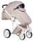 Коляска 2 в 1 Adamex Luciano кожа 100% 11S светло-капучино кожа