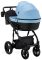 Коляска 2 в 1 Bair Play BP-7/69 голубой-черный