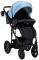 Коляска 2 в 1 Bair Play BP-7/69 голубой-черный
