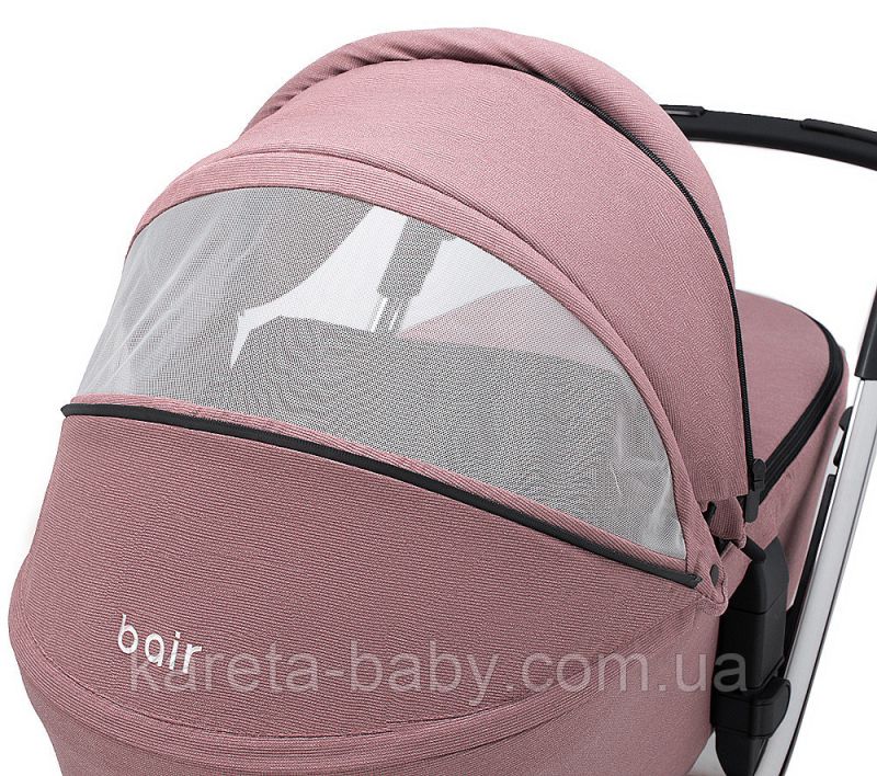 Коляска 2 в 1 Bair Electra B-touch system BE-04 dark pink (рожевий)