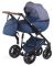 Коляска 2 в 1 Everflo Soft джинс-шкіра S-24 графіт джинс (з синім відливом) - темно-синя шкіра