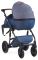 Коляска 2 в 1 Everflo Soft джинс-шкіра S-24 графіт джинс (з синім відливом) - темно-синя шкіра