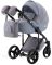 Коляска 2 в 1 Adamex Lucianо CR227 сірий льон - сіра шкіра (видавлена крапка)