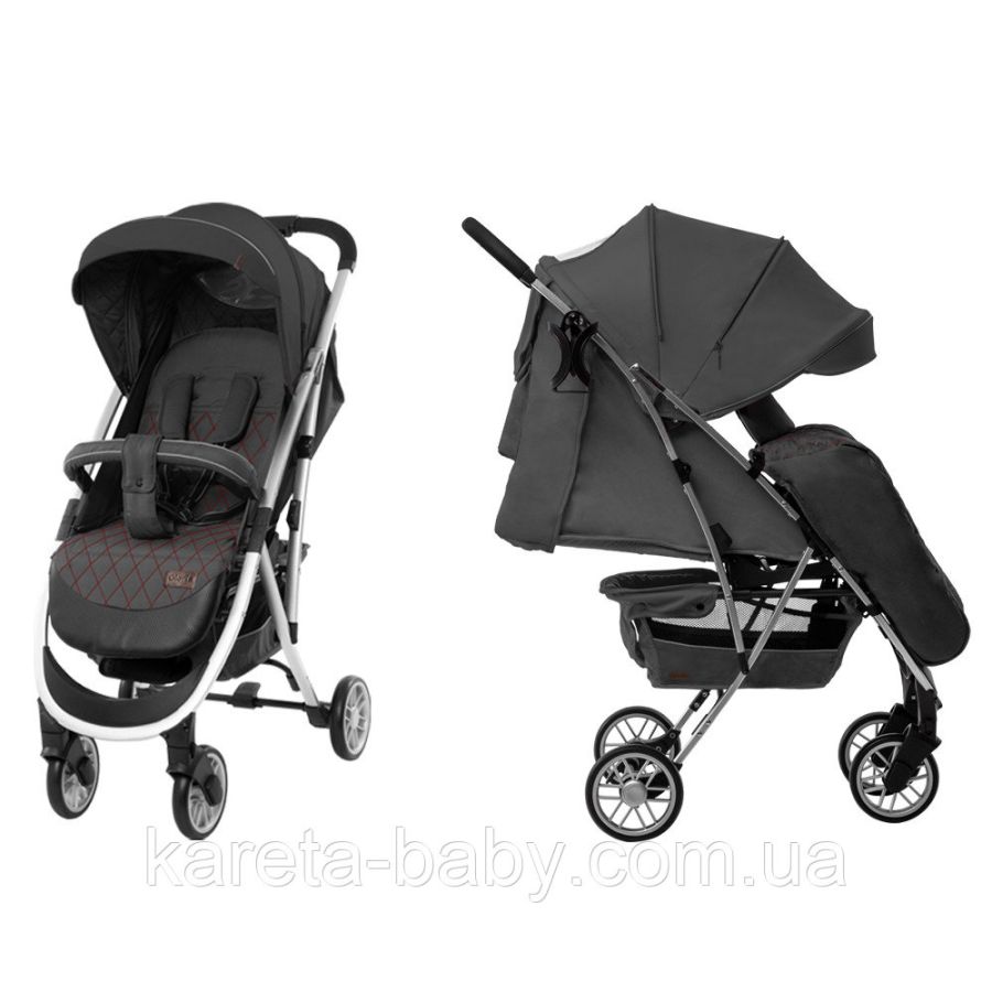 Коляска прогулочная CARRELLO Gloria CRL-8506/1 Iron Gray +дождевик M