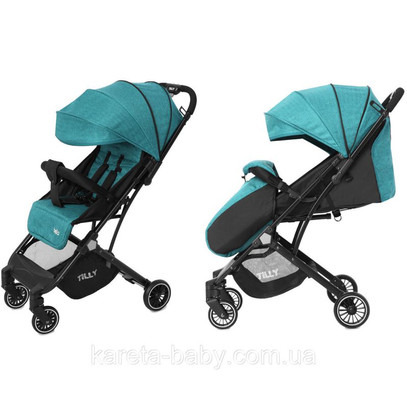 Прогулочная коляска Tilly Bella T-163 Pear Green +дождевик S/1/