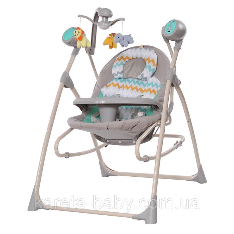 Кресло-качалка CARRELLO Nanny 3 в 1 CRL-0005 Grey Wave /1/ MOQ