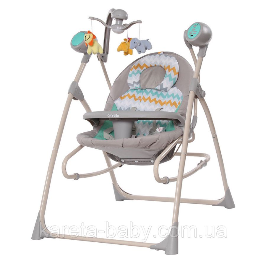 Кресло-качалка CARRELLO Nanny 3 в 1 CRL-0005 Grey Wave /1/ MOQ