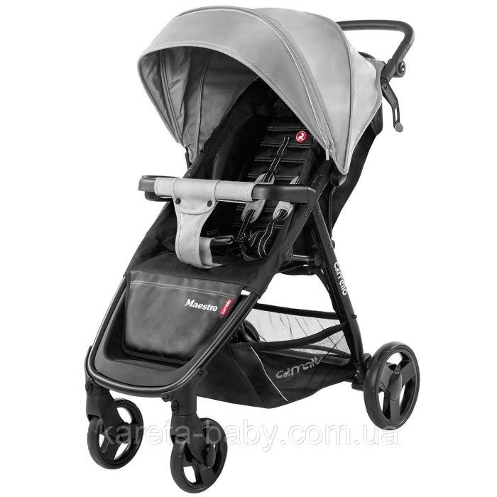 Коляска прогулочная CARRELLO Maestro CRL-1414 Pearl Grey +дождевик L