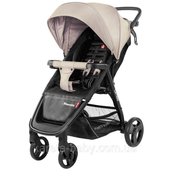 Коляска прогулочная CARRELLO Maestro CRL-1414 Sand Beige +дождевик L