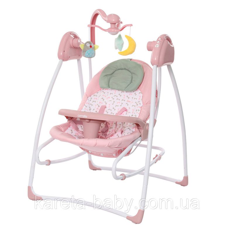Крісло-гойдалка CARRELLO Grazia CRL-7502 Bow Pink /1/ MOQ