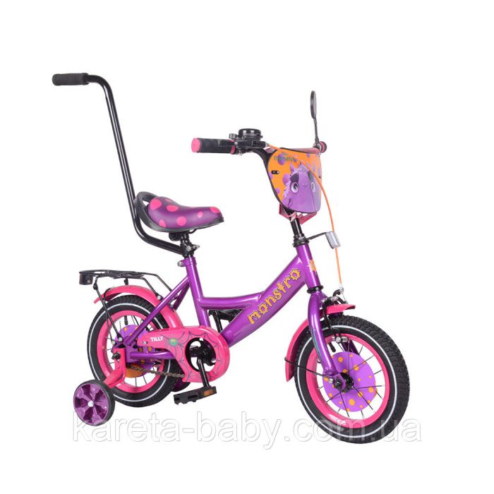 Велосипед TILLY Monstro 12" T-212211 purple+pink /1/