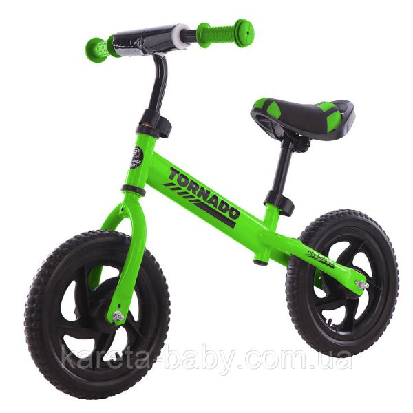 Біговел BALANCE TILLY 12" Tornado T-21255/1 Green /1/ Біговел BALANCE TILLY 12" Tornado T-21255/1 Green /1/