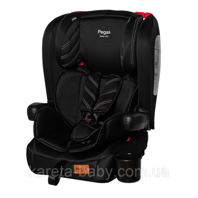 Автокресло TILLY Pegas T-533 Black группа 1/2/3 /1/