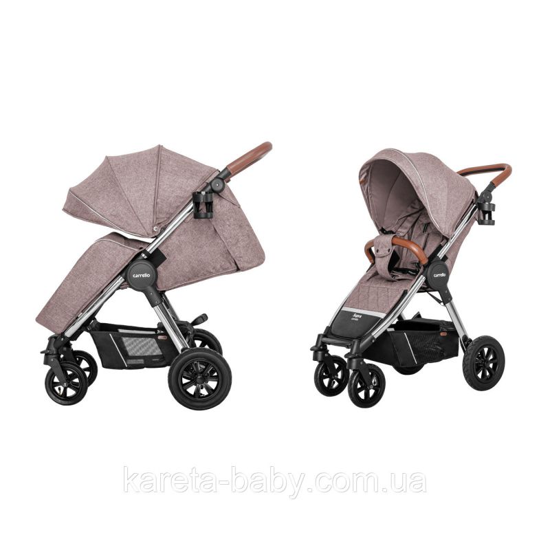 Коляска прогулянкова CARRELLO Supra CRL-5510 Bisquit Beige + дощовик L